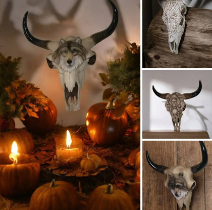 Wall skull decoration